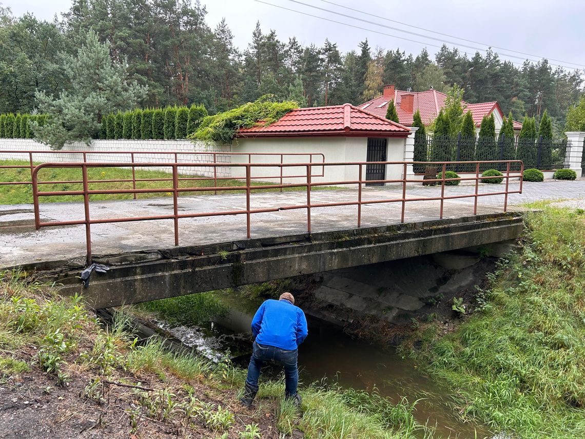 Kontrola nad Kanałem Wawerskim.