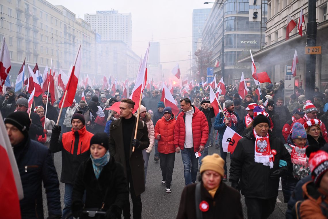 Marsz niepodległości 2025. Z prezydentem Nawrockiem, bez prezydenta Trzaskowskiego i z poradnikiem dla uczestników