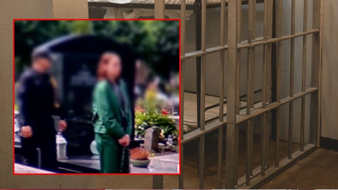 Matka w kajdankach zespolonych na pogrzebie 4-miesięcznego Oskara. Służba więzienna przyznaje się do błędu