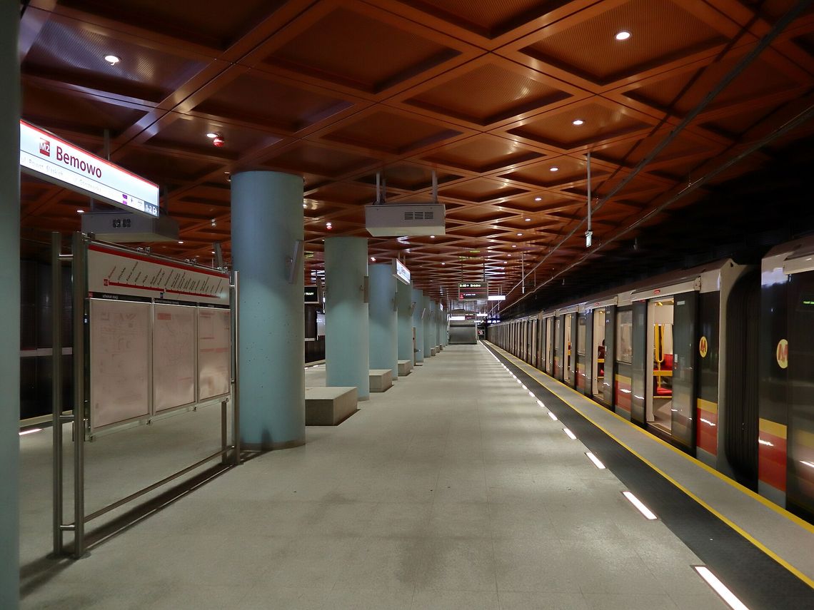 Metro M2 pojedzie krótszą trasą. Dwie stacje na Bemowie zostaną zamknięte. Metro M2 pojedzie krótszą trasą. Dwie stacje na Bemowie zostaną zamknięte.