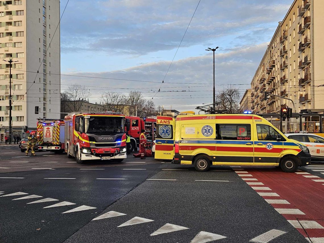 Wypadek na ulicy Banacha.