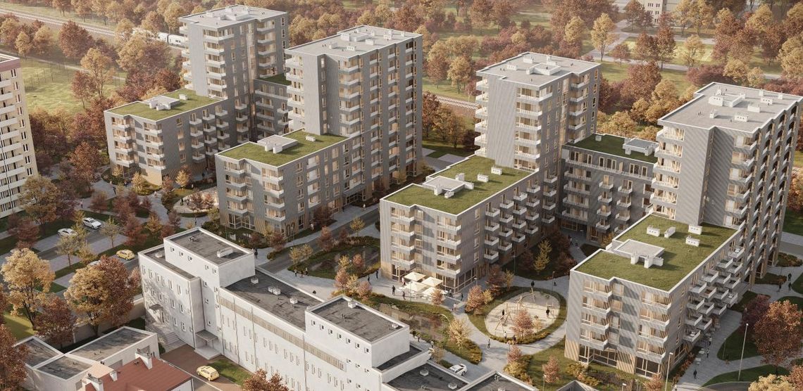 Projektowanie osiedle we Włochach.