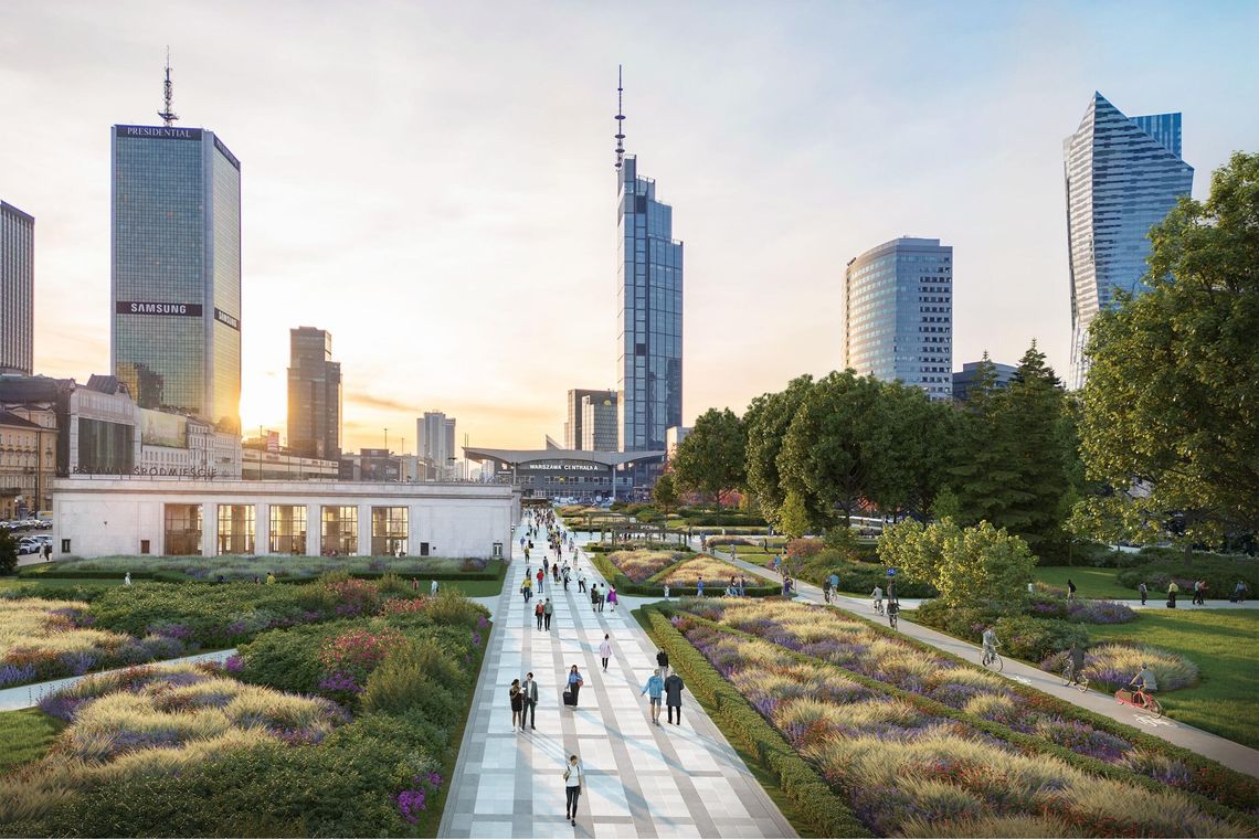 Miliony złotych na budowę zielonej Alei Centralnej