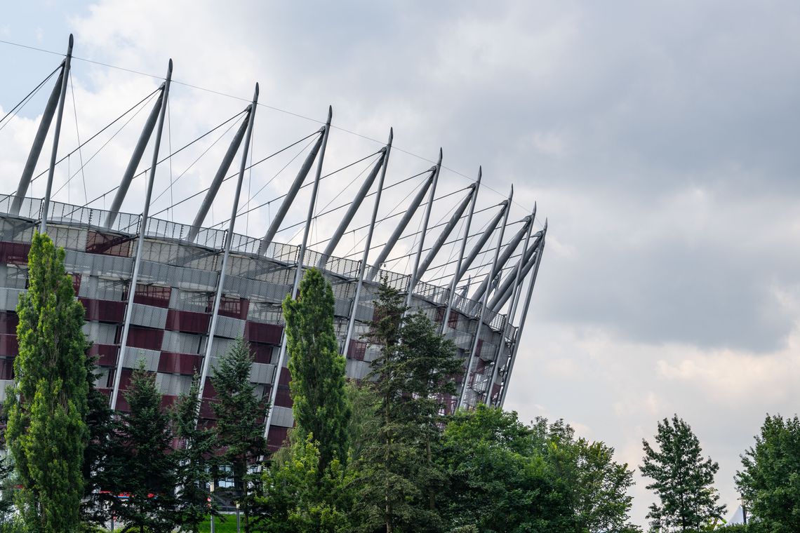 Stadion Narodowy w Warszawie.