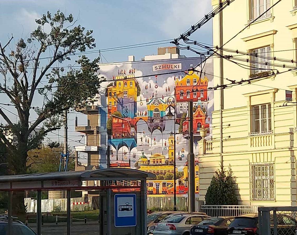 Nowy mural na Szmulkach