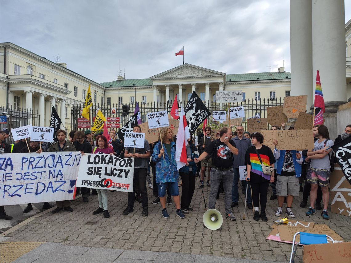 Protest ws. dalszych losów Osiedla Przyjaźń