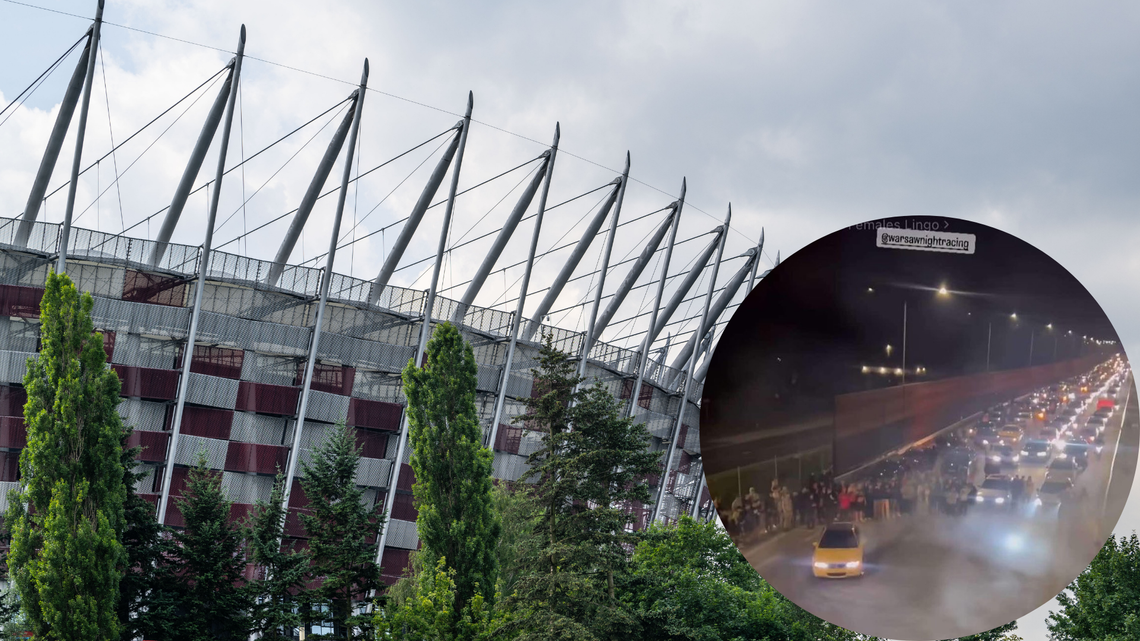 Stadion Narodowy i wyścigi.