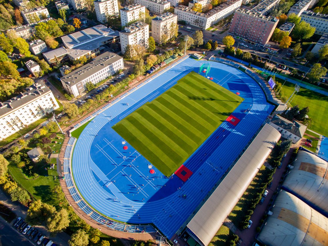 Otwarcie odnowionego stadionu na Podskarbińskiej. „Będą tu rozgrywane i mistrzostwa Polski i mityngi międzynarodowe”