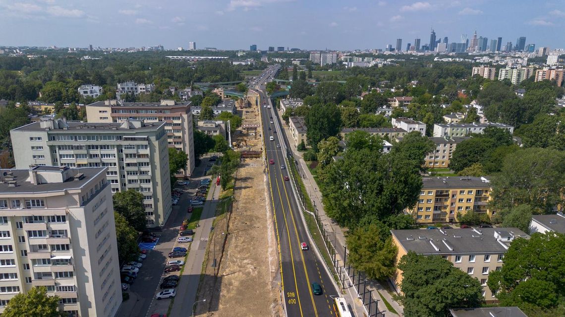 Remont Trasy Łazienkowskiej