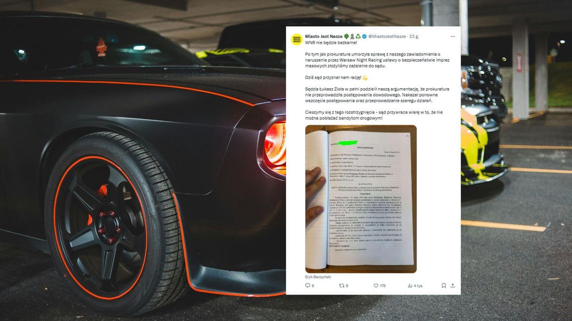 Prokuratura wzięła się za Warsaw Night Racing. Czy to koniec nielegalnych wyścigów?