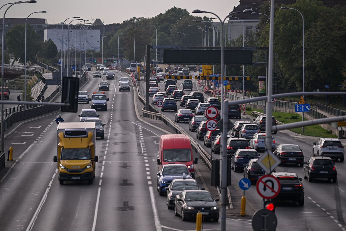 Wislostrada okolice ul. Karowej