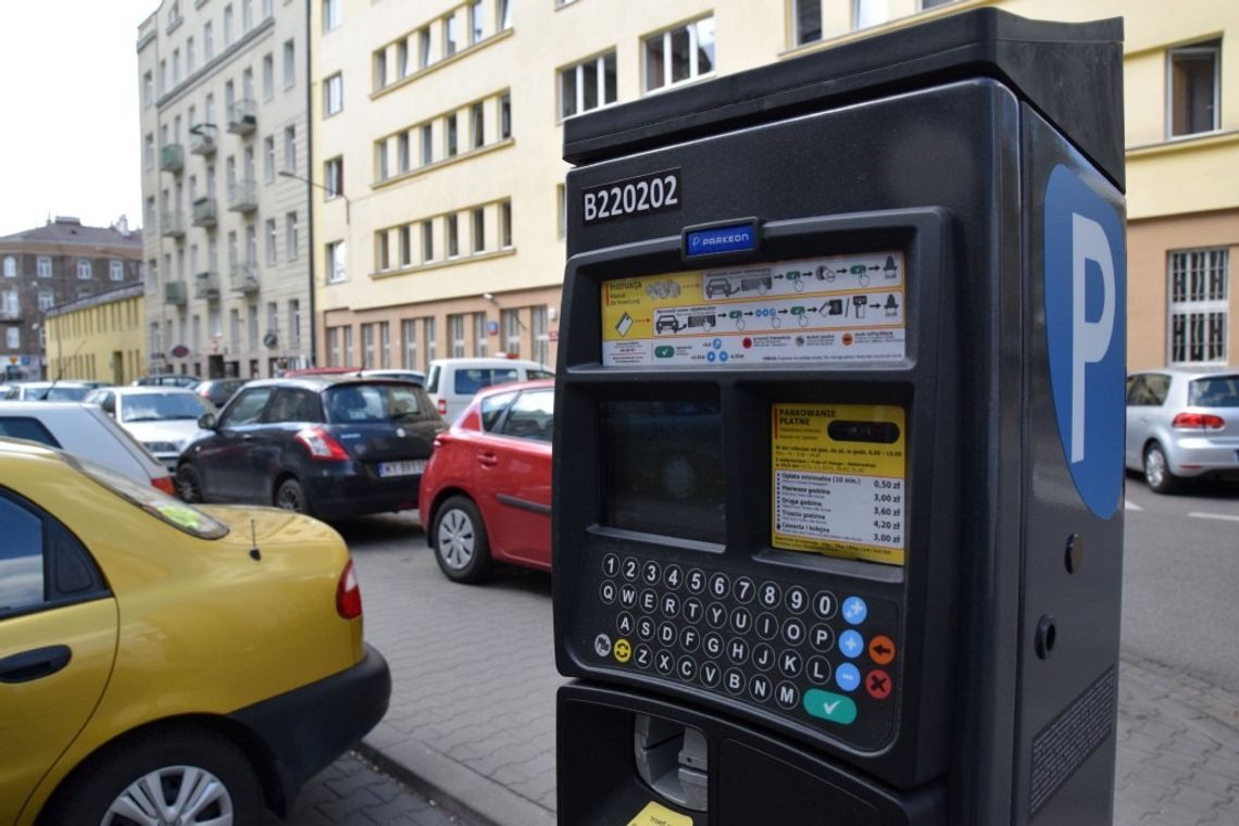 Parkomat, który zostanie przekazany do Krakowa.