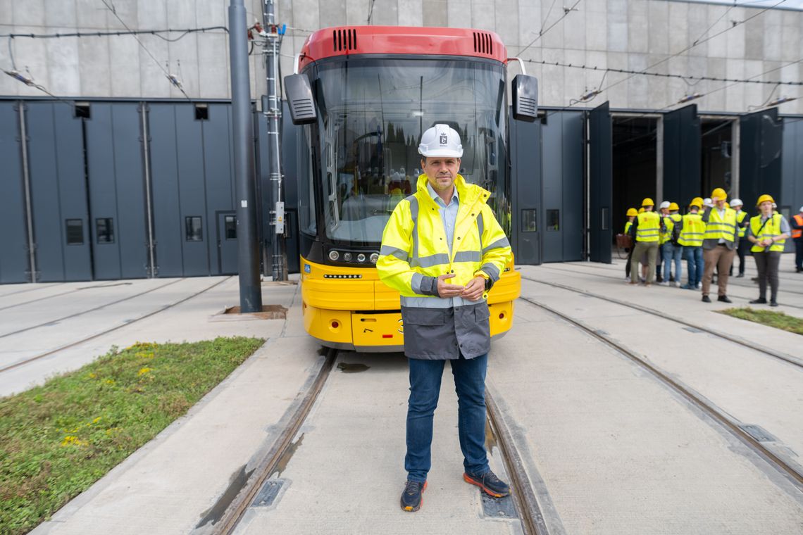 „Supernowoczesna i bardzo zielona”. Pierwsze tramwaje wyjadą z zajezdni na Annopolu już we wrześniu