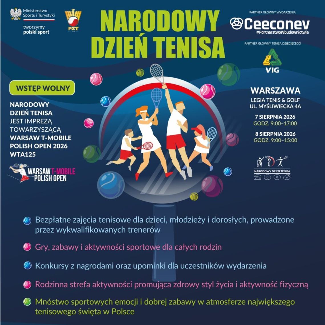 Tenisowe emocje na kortach Legii. Trwa „Warsaw T-Mobile Polish Open” Tenisowe emocje na kortach Legii. Trwa „Warsaw T-Mobile Polish Open”