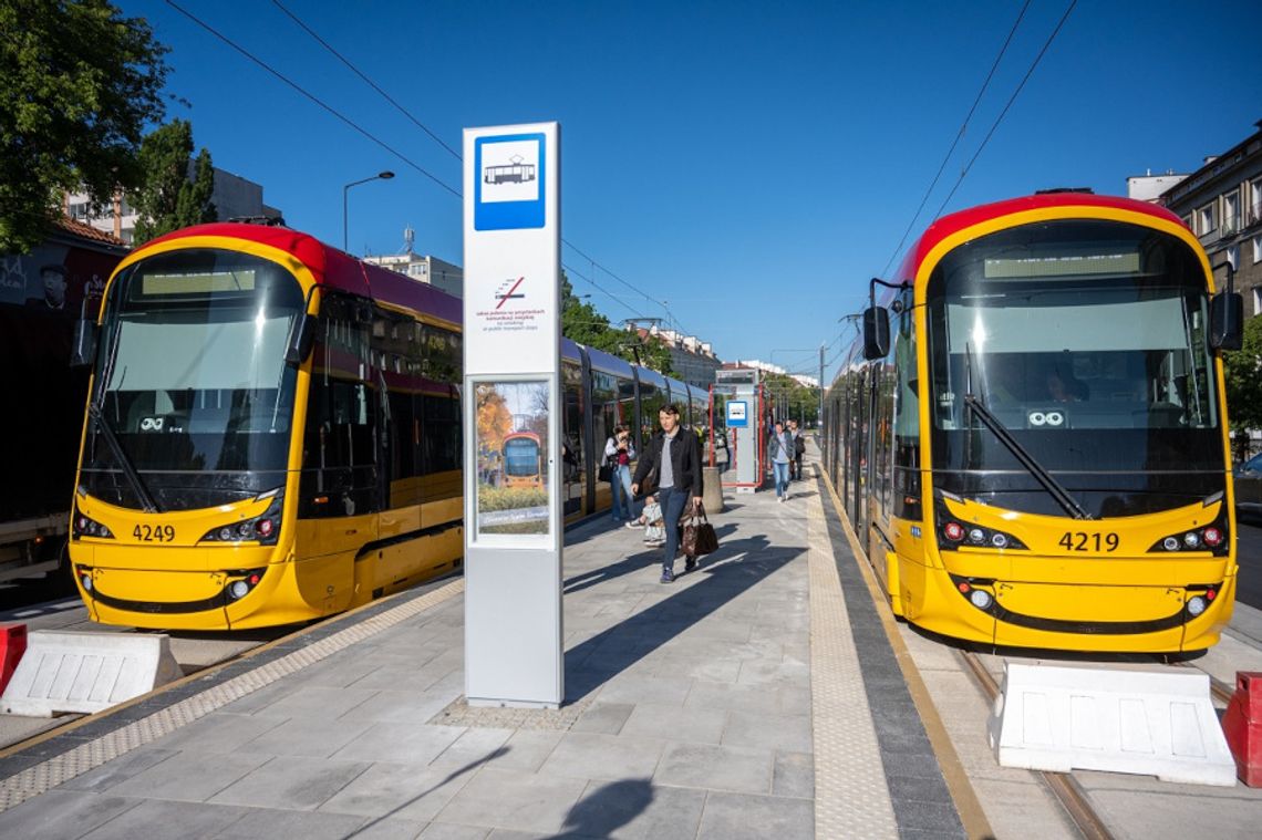Otwarcie trasy tramwajowej na Gagarina.