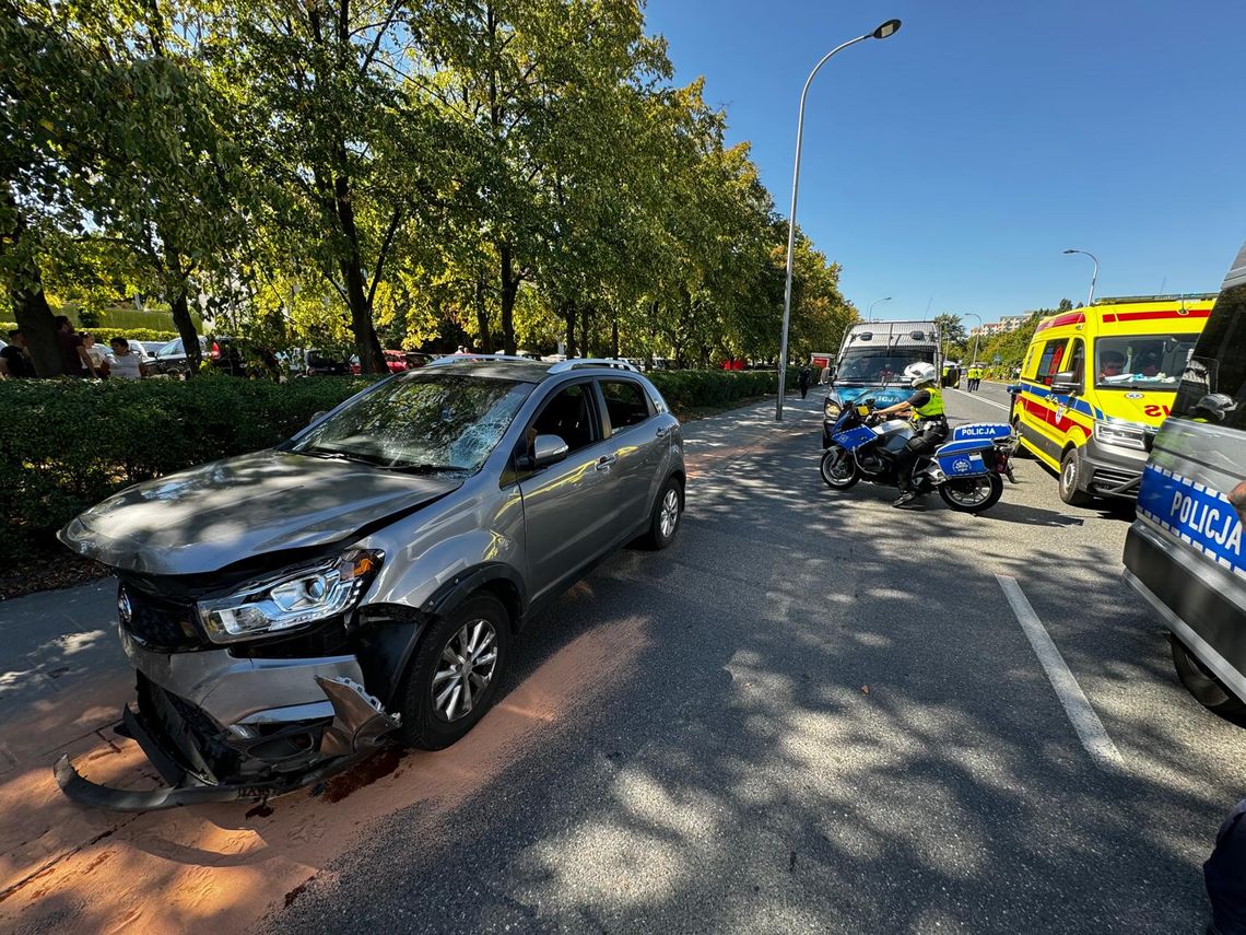 Wypadek na ul. Woronicza