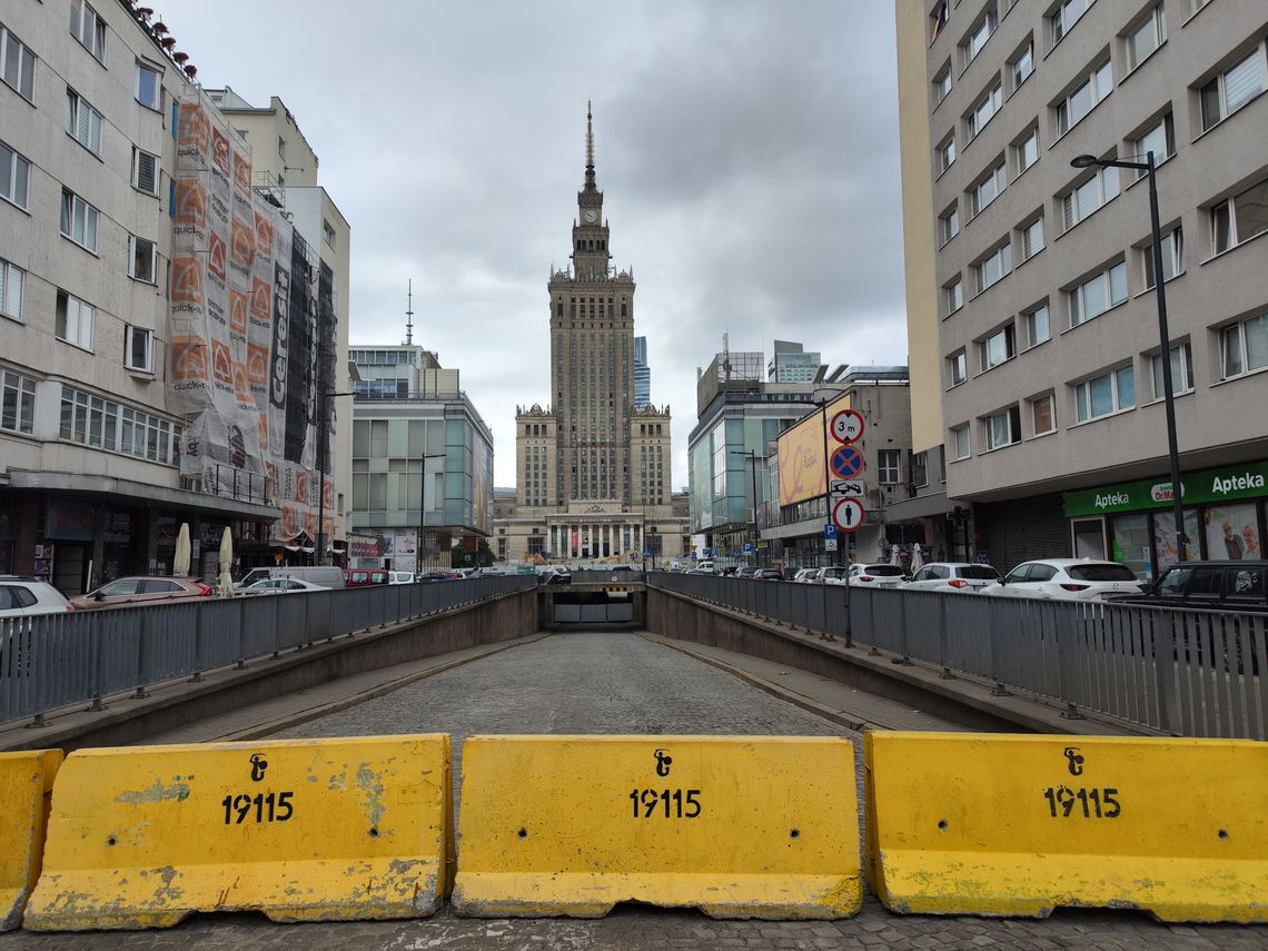 Tunel pod ul. Marszałkowską został zamknięty