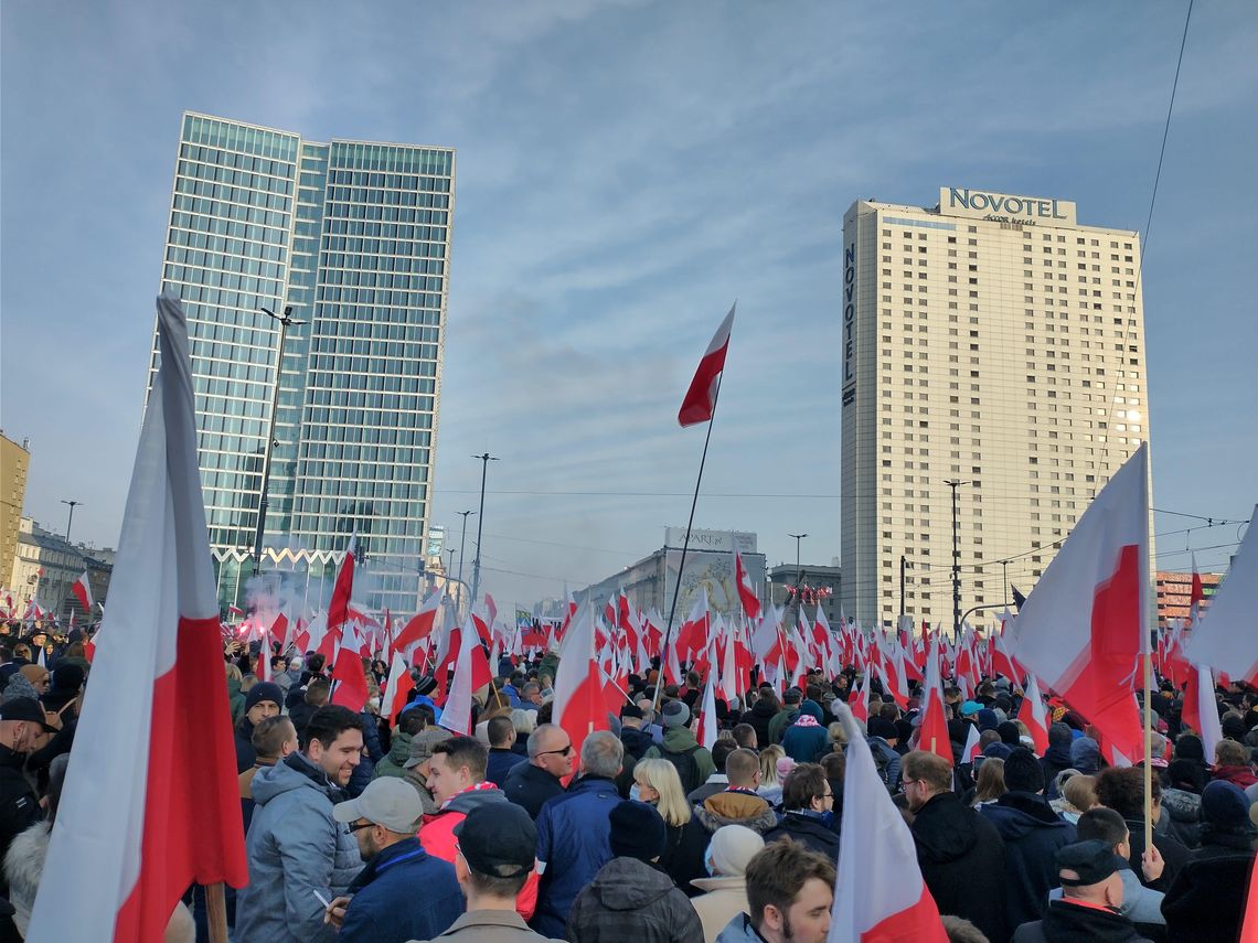 Marsz Niepodległości, Warszawa, 11 listopada 2021 r.