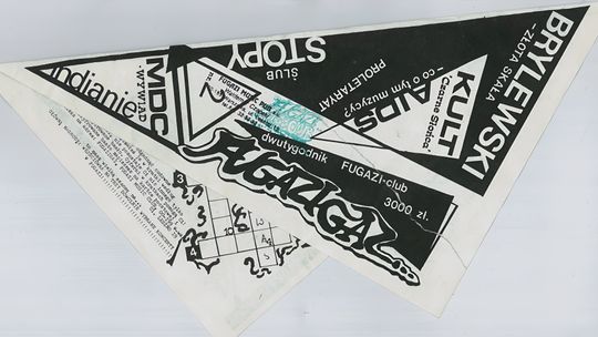 Program z koncertami Klubu Fugazi w formie zina, 1992.