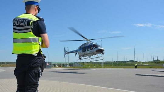 Policyjny śmigłowiec przetransportował płuca do transplantacji