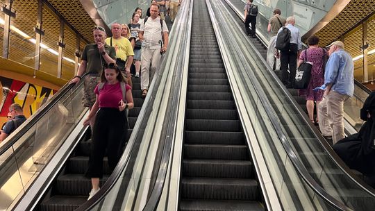 Metro schody ruchome