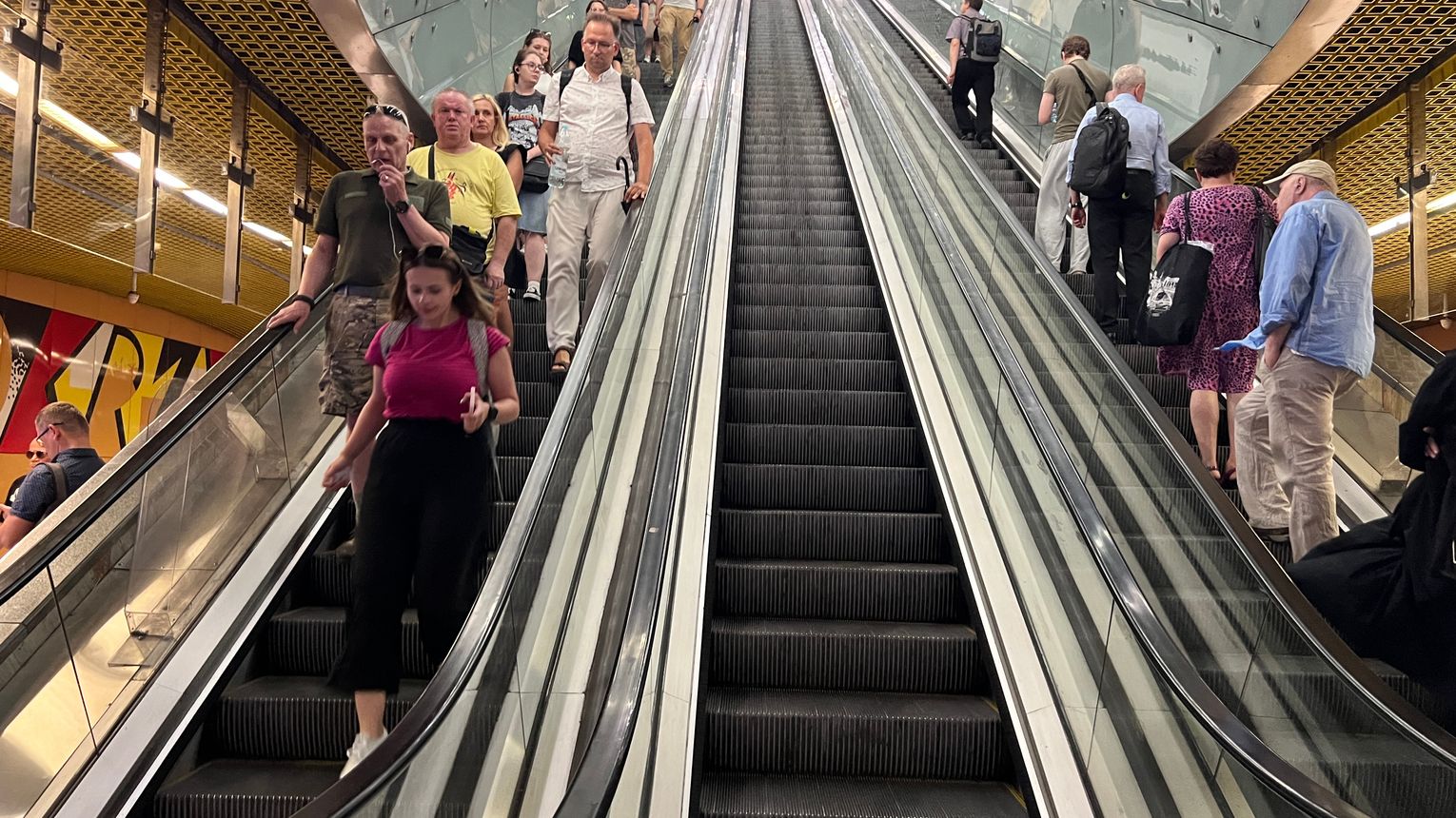 Metro schody ruchome