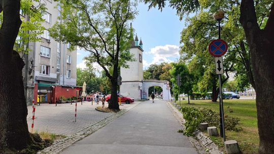 Gołębnik przy Puławskiej na Mokotowie.