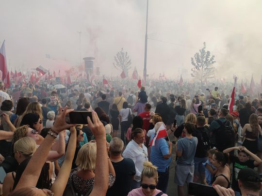 Tak warszawiacy świętuję Godzinę "W" Tak warszawiacy świętuję Godzinę "W"