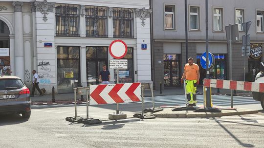 Zamknięcie ulic w centrum Warszawy
