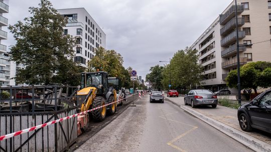 Warszawskie Odolany - osiedle Bliska Wola, lokomotywownia i ulica Jana Kazimierza.