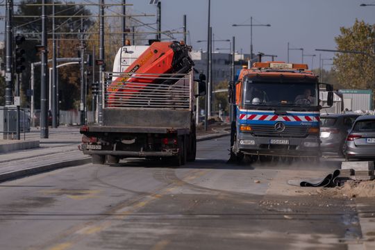 Ostatnie przymiarki do otwarcia Tramwaju do Wilanowa. Ostatnie przymiarki do otwarcia Tramwaju do Wilanowa.