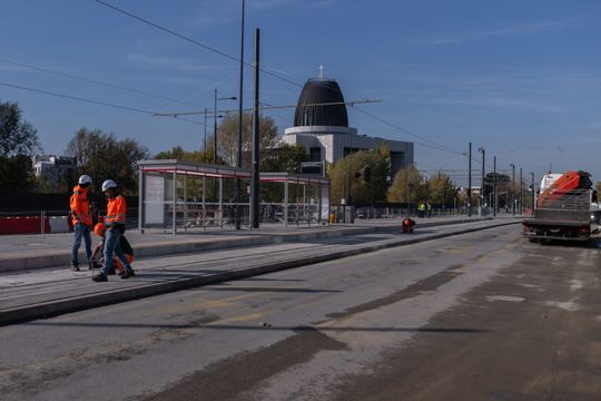 Ostatnie przymiarki do otwarcia Tramwaju do Wilanowa. Ostatnie przymiarki do otwarcia Tramwaju do Wilanowa.