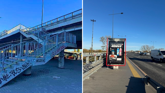 Niedostępna infrastruktura Trasy Łazienkowskiej