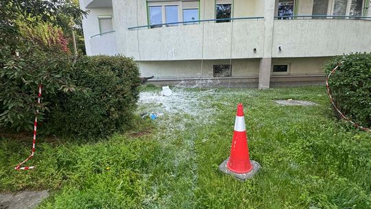Upadek z wysokości na Ursynowie