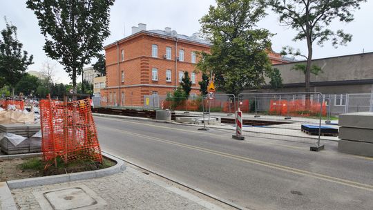 Budowa torowiska na ul. Rakowieckiej
