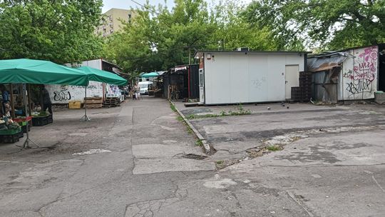 Bazar Na Gotarda po pożarze
