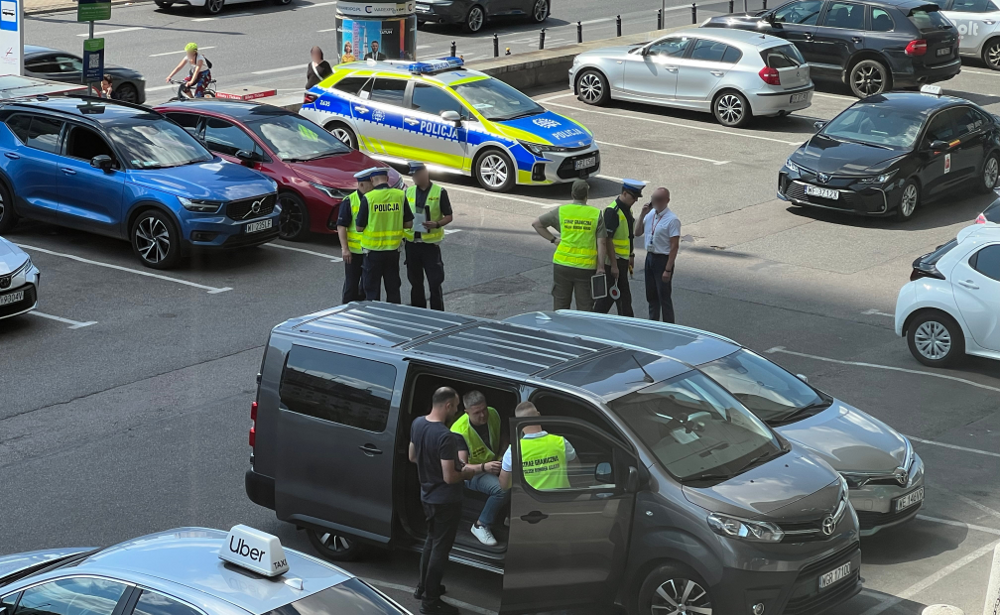 Kontrola przewozów na aplikacje w Warszawie.