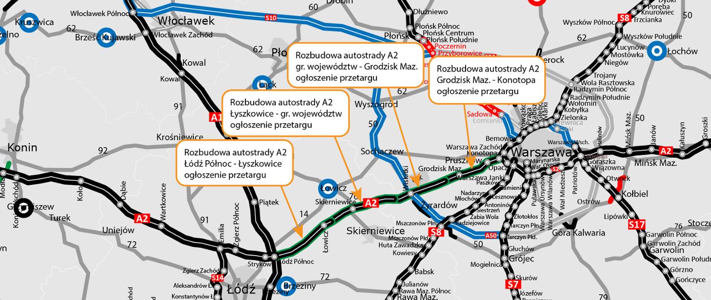 Planowany remont A2