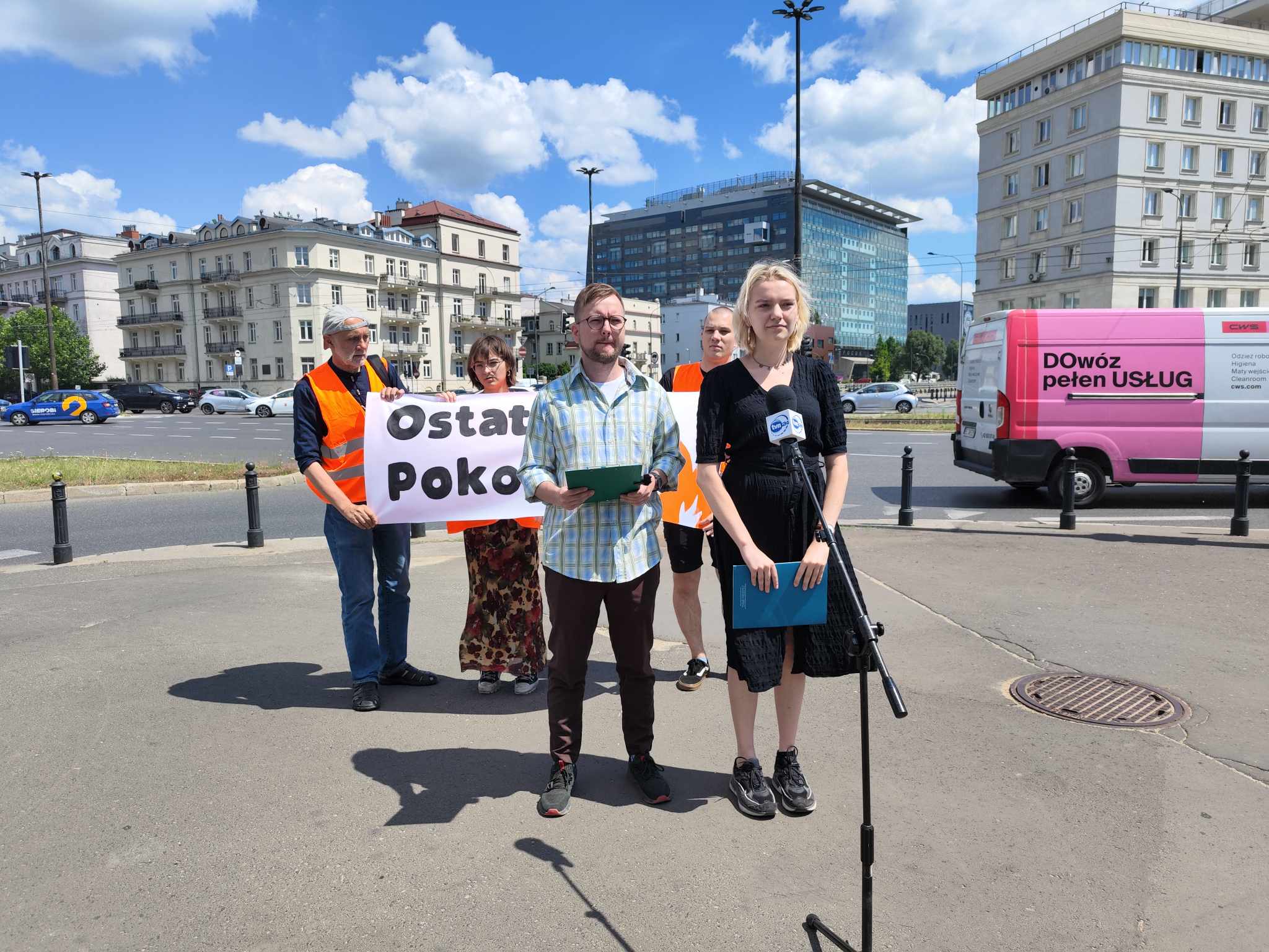 Ostatnie Pokolenie na al. Niepodległości w Warszawie