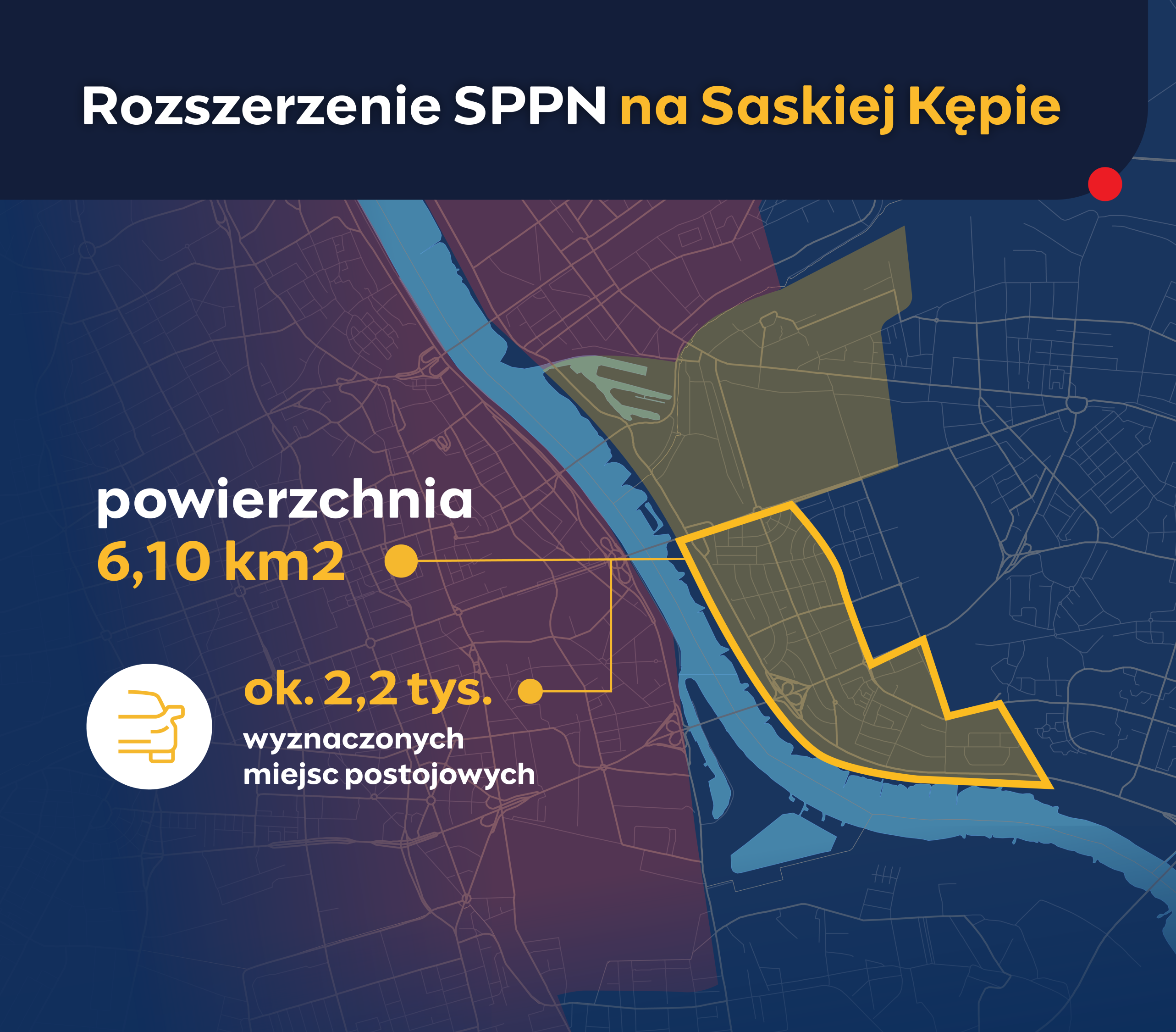 Rozszerzenie SPPN na Saskiej Kępie.